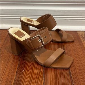 Dolce Vita Brown Block Heel Sandals